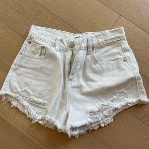 Superdown high rise shorts size 25
